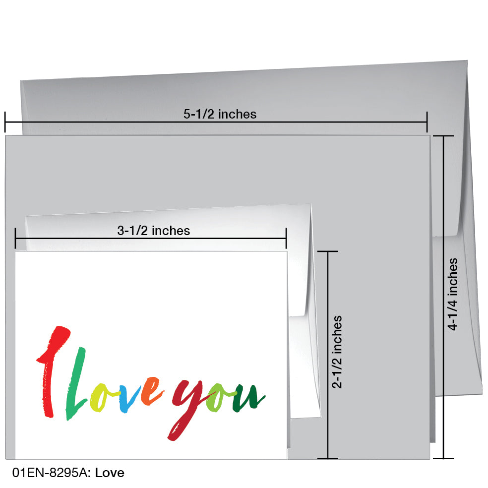 Love, Greeting Card (8295A)