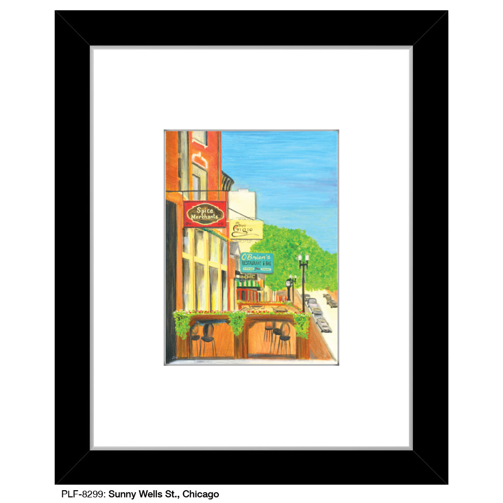 Sunny Wells St., Chicago, Print (#8299)