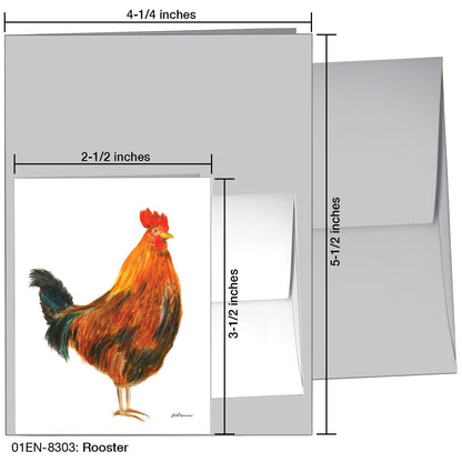 Rooster, Greeting Card (8303)