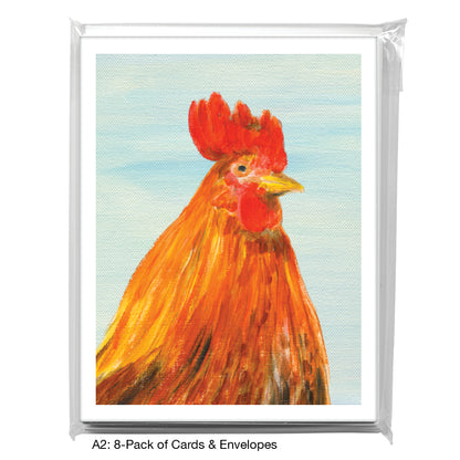 Rooster, Greeting Card (8303B)