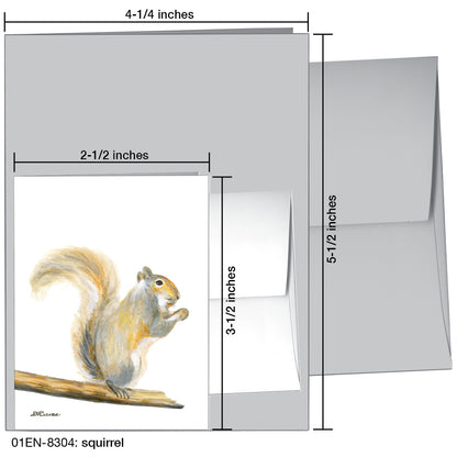 Squirrel, Greeting Card (8304)