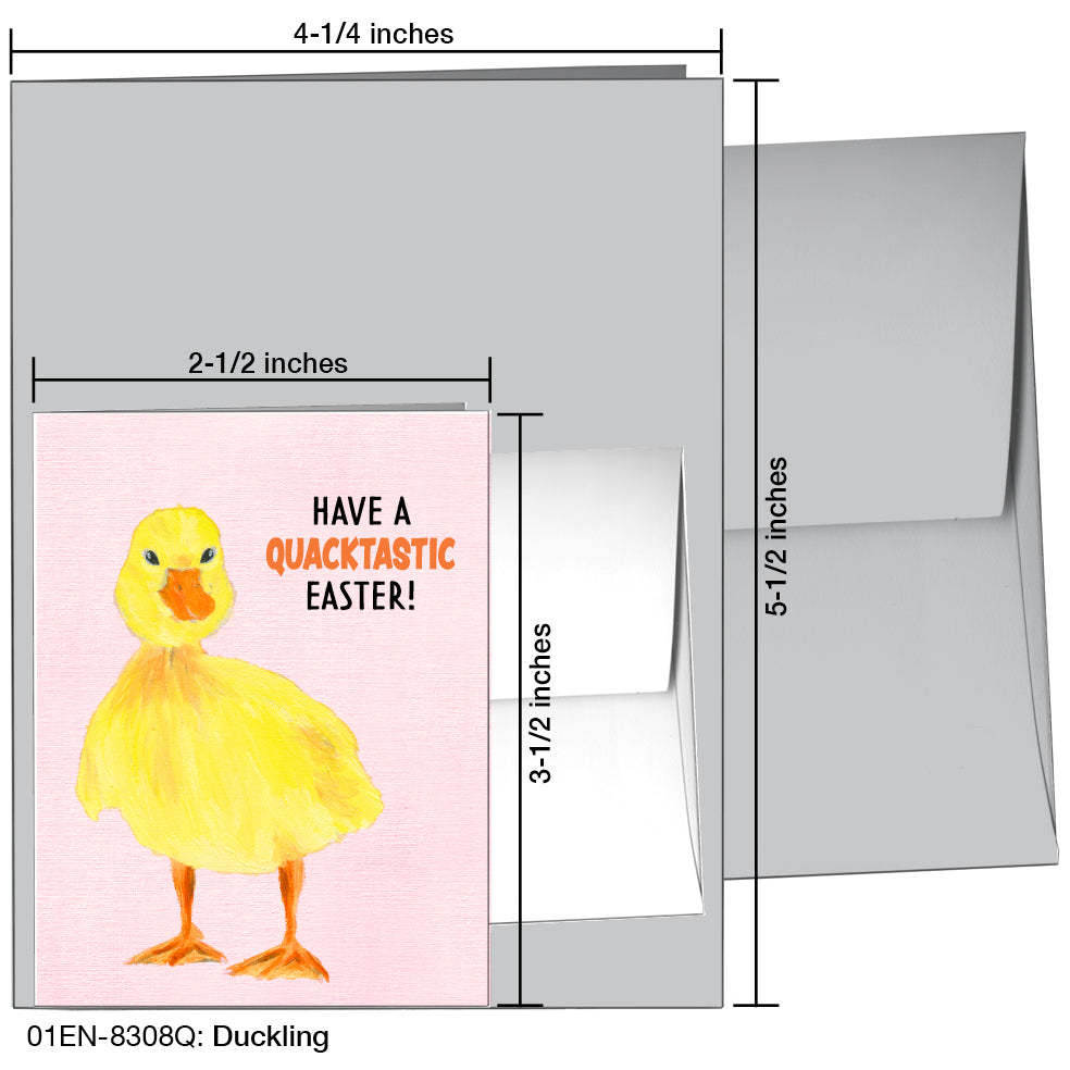 Duckling, Greeting Card (8308Q)