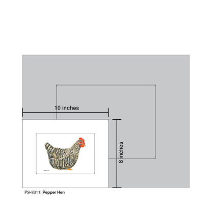 Pepper Hen, Print (#8311)