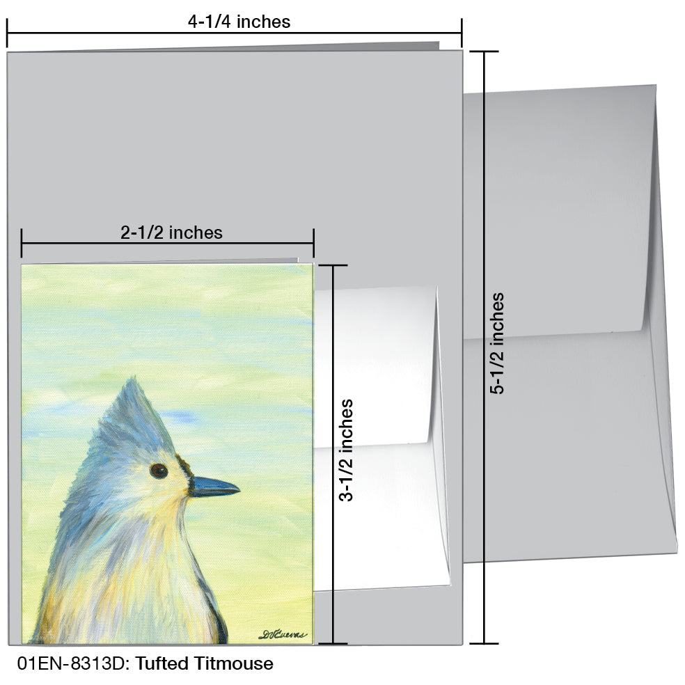 Tufted Titmouse, Greeting Card (8313D)