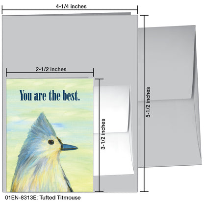 Tufted Titmouse, Greeting Card (8313E)