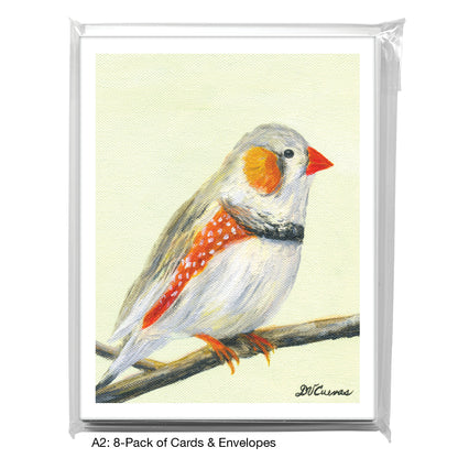 Songbird Finch, Greeting Card (8316C)