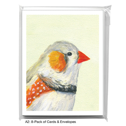 Songbird Finch, Greeting Card (8316D)