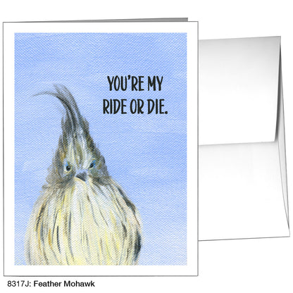 Feather Mohawk, Greeting Card (8317J)