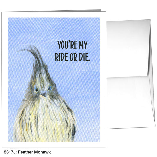 Feather Mohawk, Greeting Card (8317J)