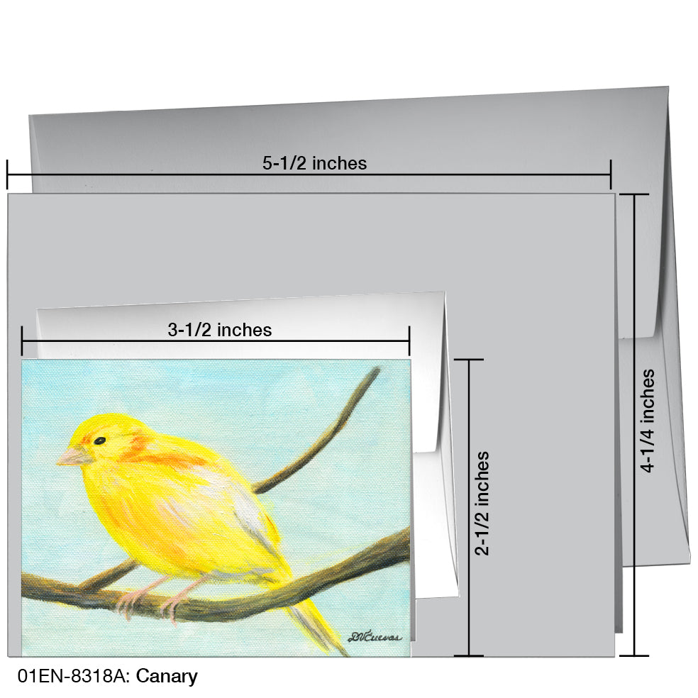 Canary, Greeting Card (8318A)