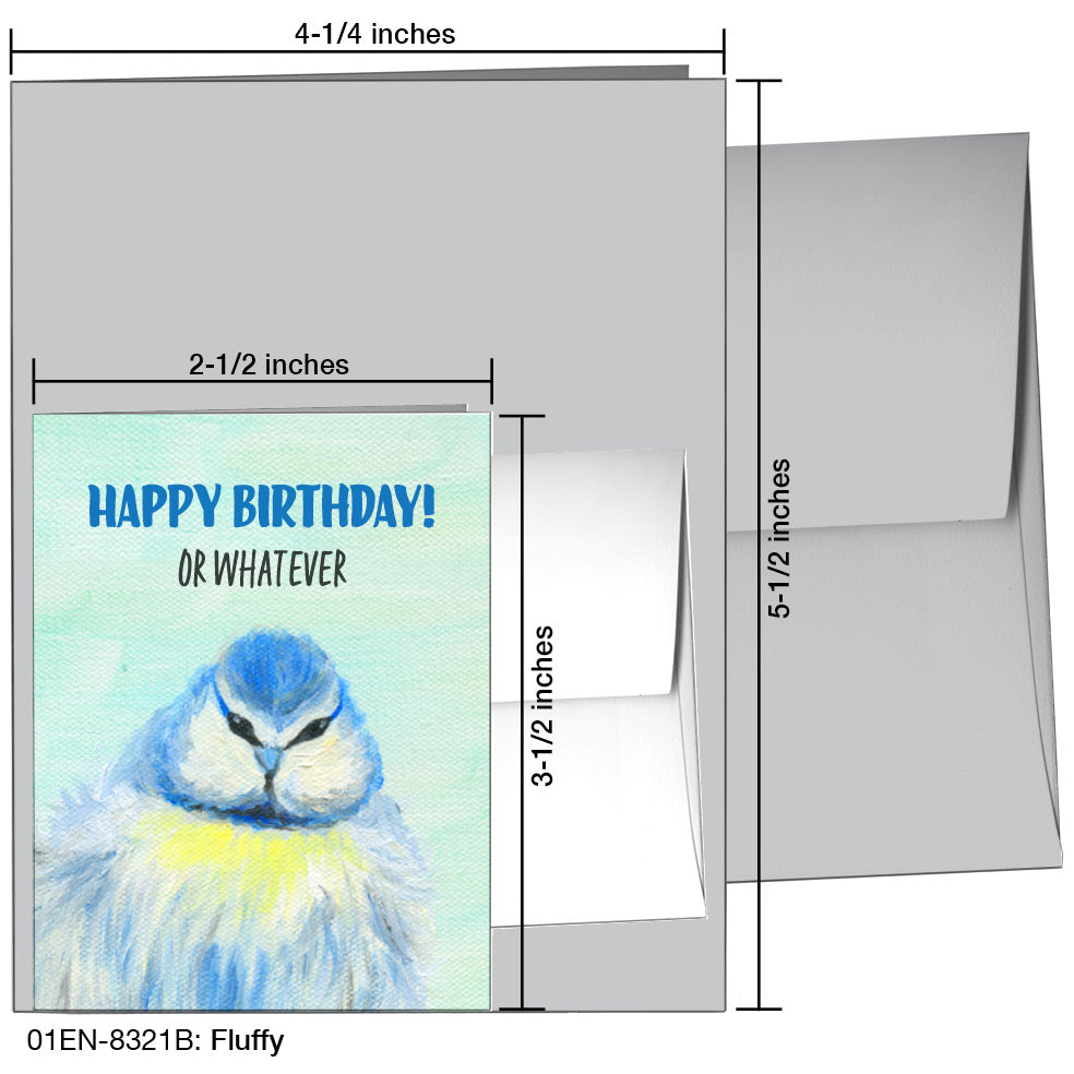 Fluffy, Greeting Card (8321B)