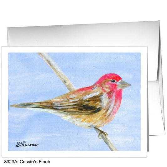 Cassin's Finch, Greeting Card (8323A)