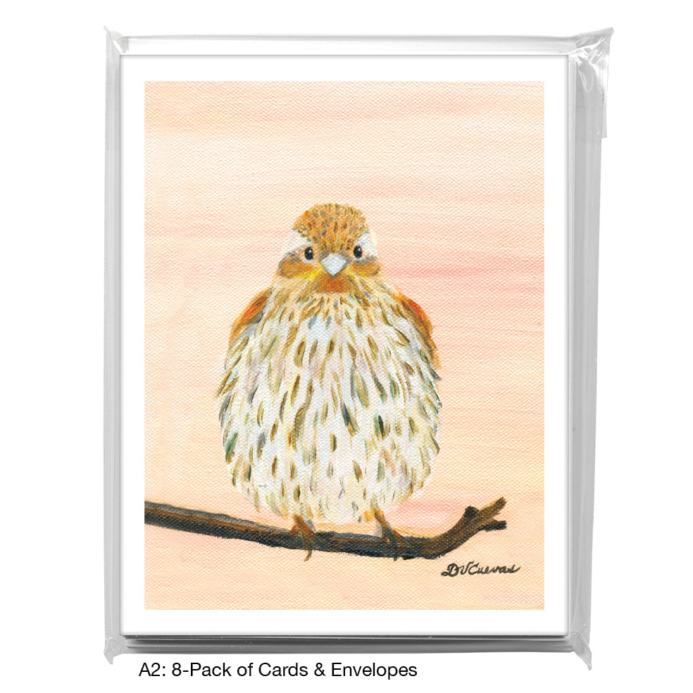 Sweet Finch, Greeting Card (8325D)