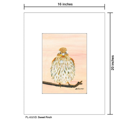 Sweet Finch, Print (#8325D)