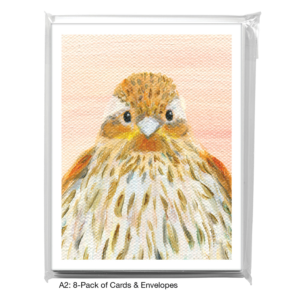 Sweet Finch, Greeting Card (8325F)