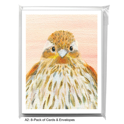 Sweet Finch, Greeting Card (8325F)