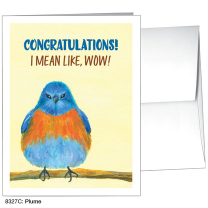 Plume, Greeting Card (8327C)