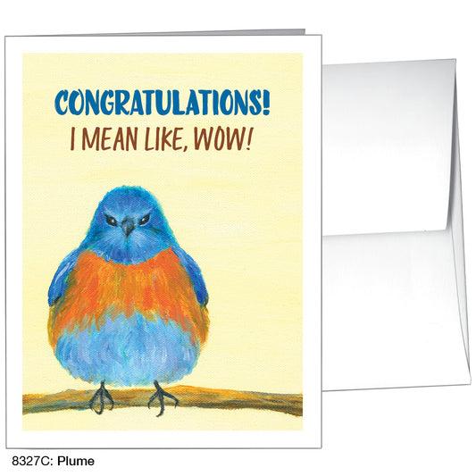 Plume, Greeting Card (8327C)