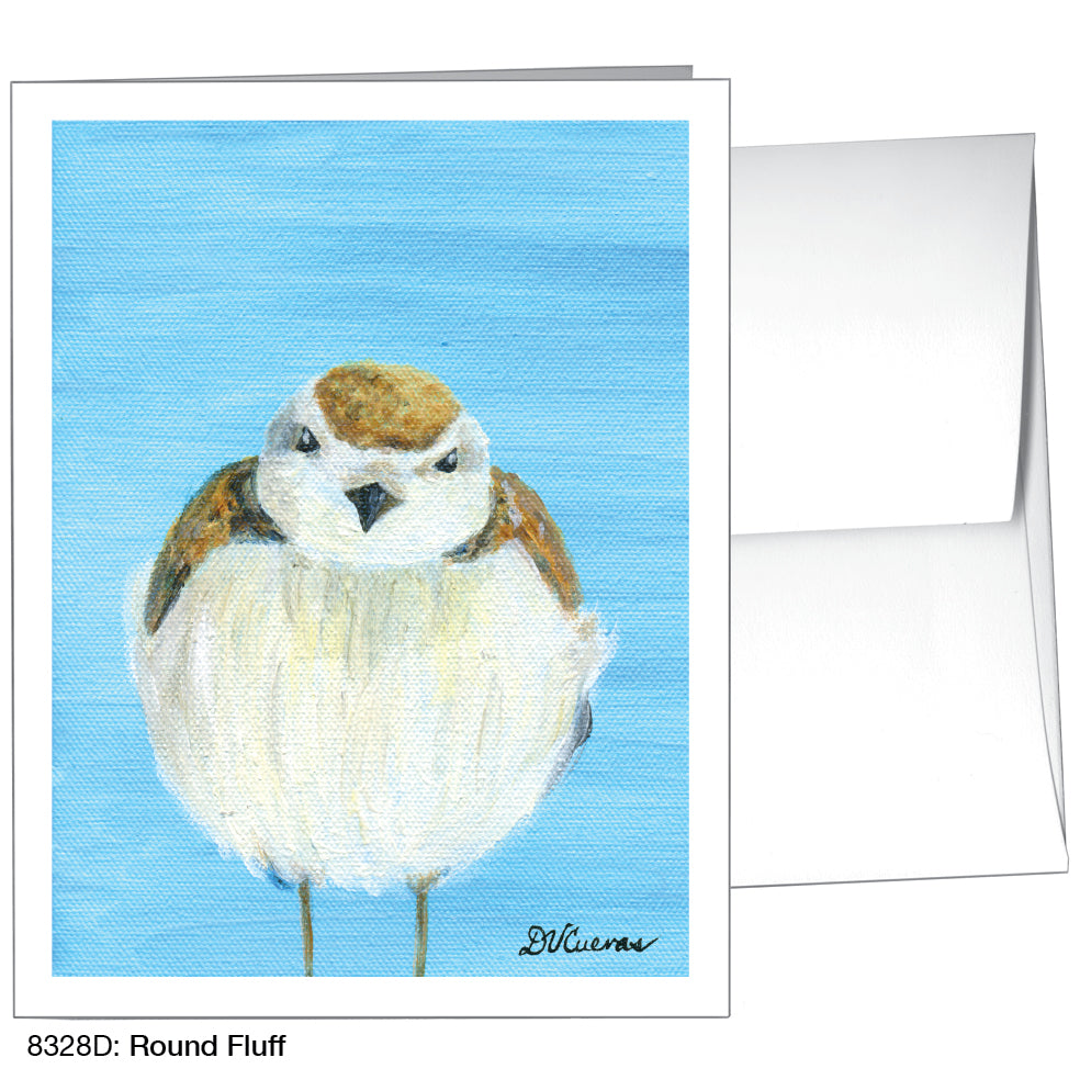 Round Fluff, Greeting Card (8328D)