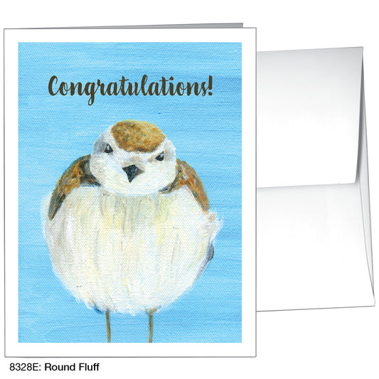 Round Fluff, Greeting Card (8328E)