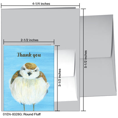 Round Fluff, Greeting Card (8328G)