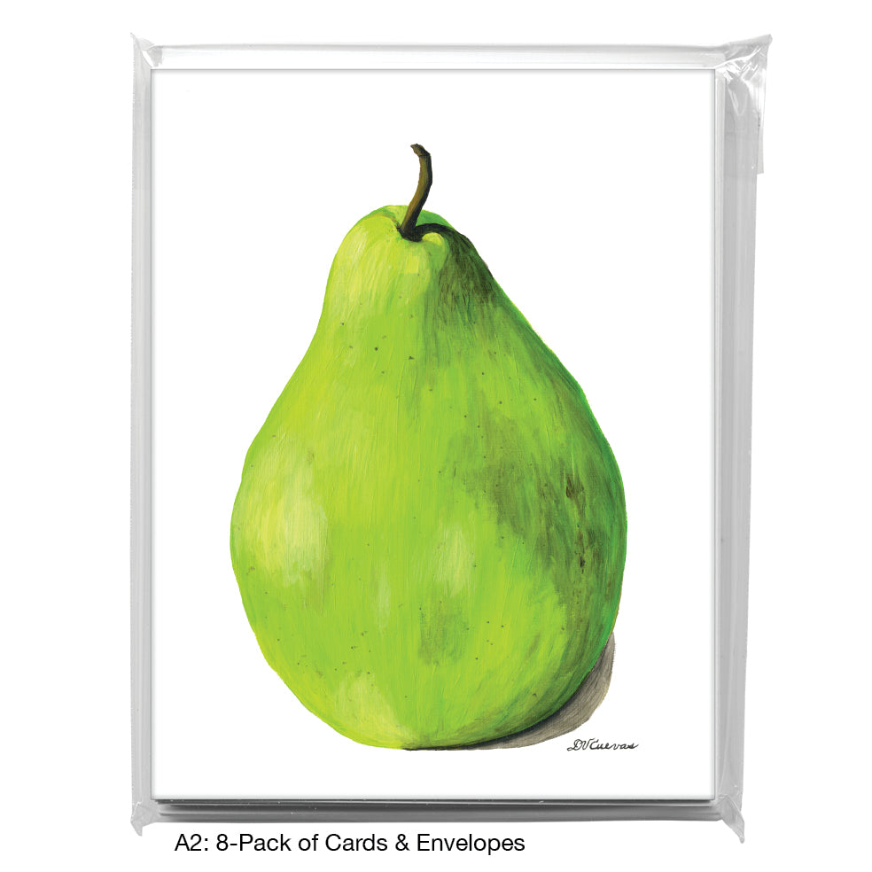 Tasty Pear, Greeting Card (8331)