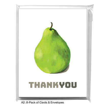 Tasty Pear, Greeting Card (8331A)