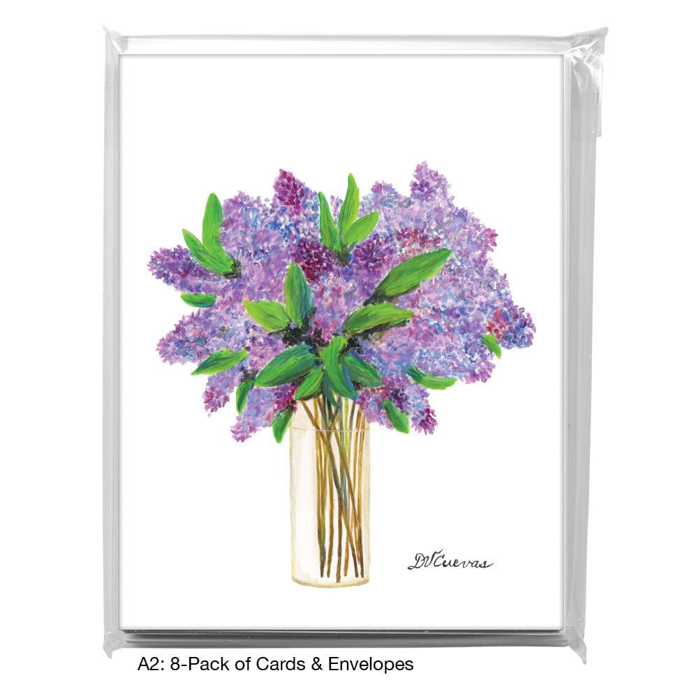 Shades Of Lilacs, Greeting Card (8337)