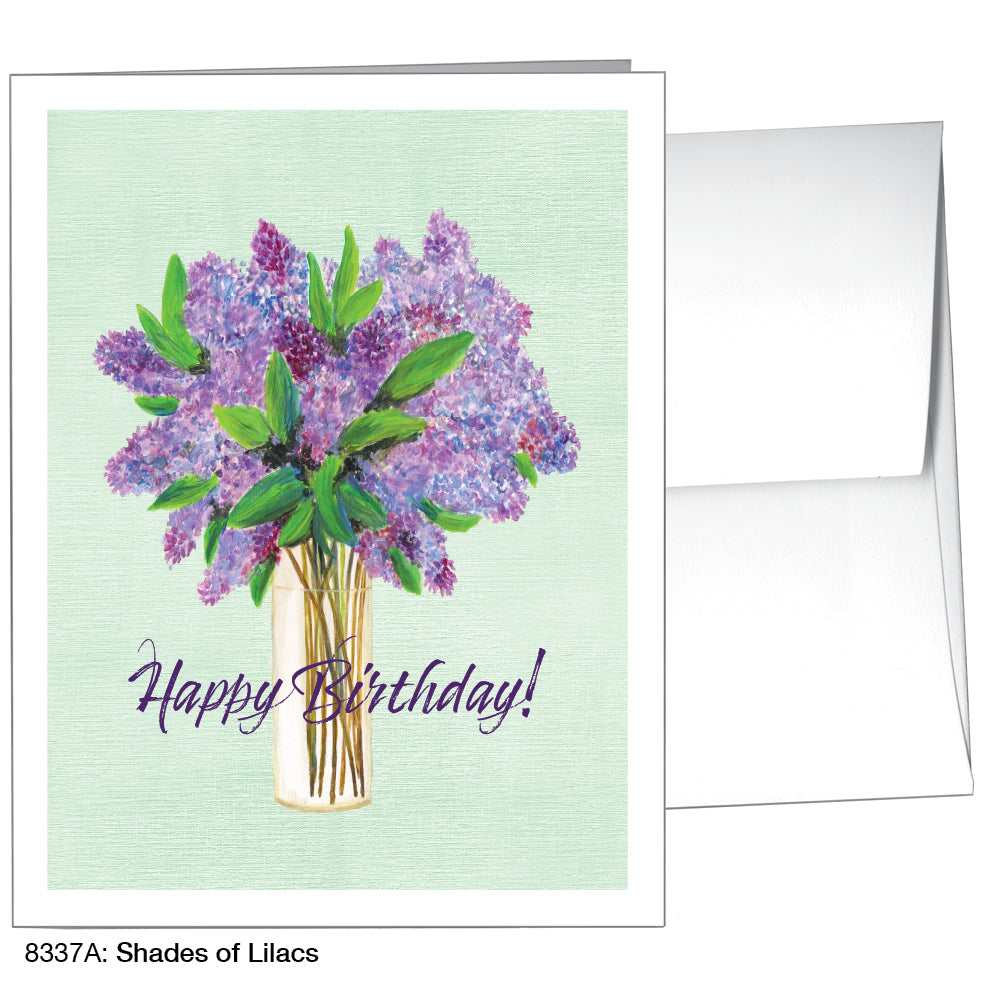 Shades Of Lilacs, Greeting Card (8337A)