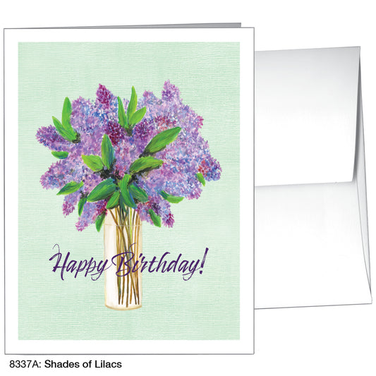 Shades Of Lilacs, Greeting Card (8337A)