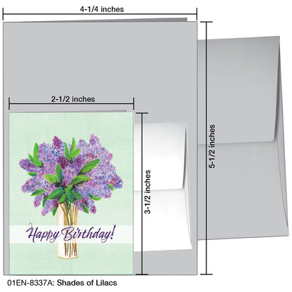 Shades Of Lilacs, Greeting Card (8337A)