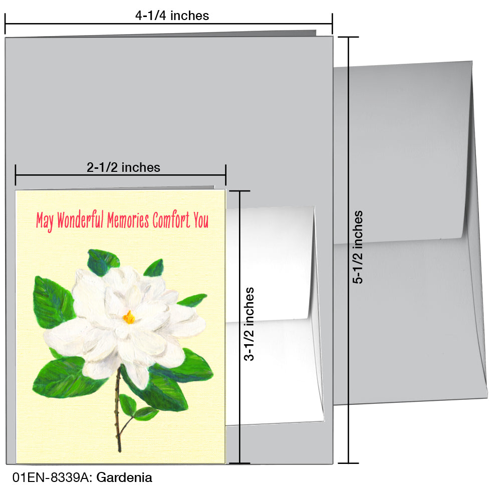 Gardenia, Greeting Card (8339A)