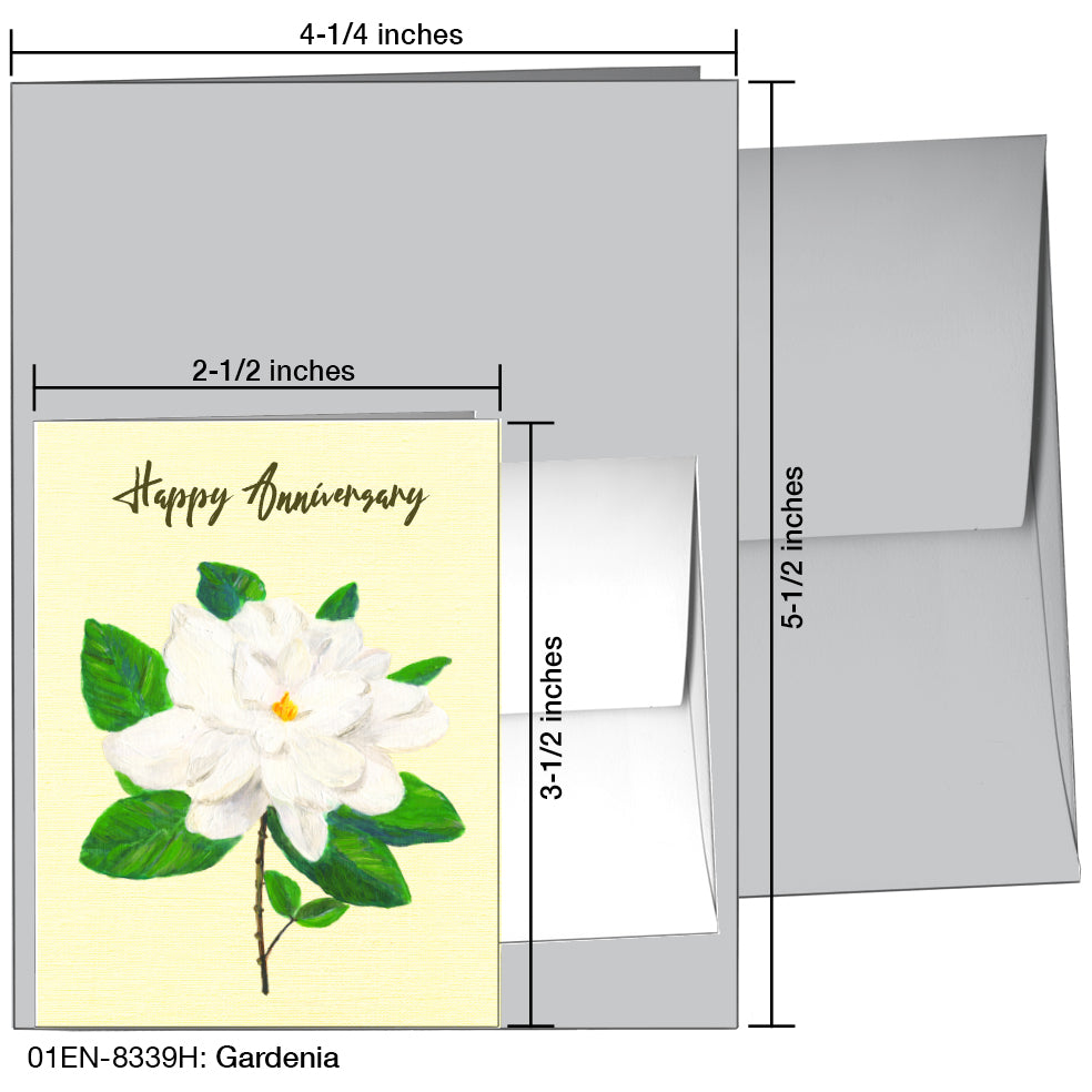 Gardenia, Greeting Card (8339H)