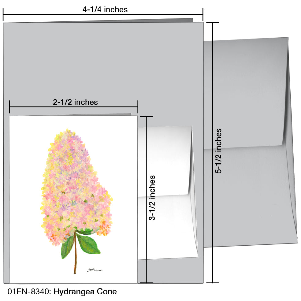 Hydrangea Cone, Greeting Card (8340)