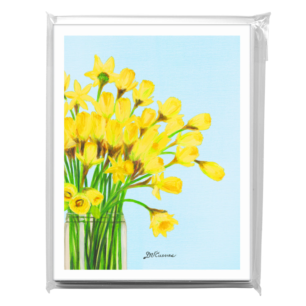 Daffodil Trumpets, Greeting Card (8341A)