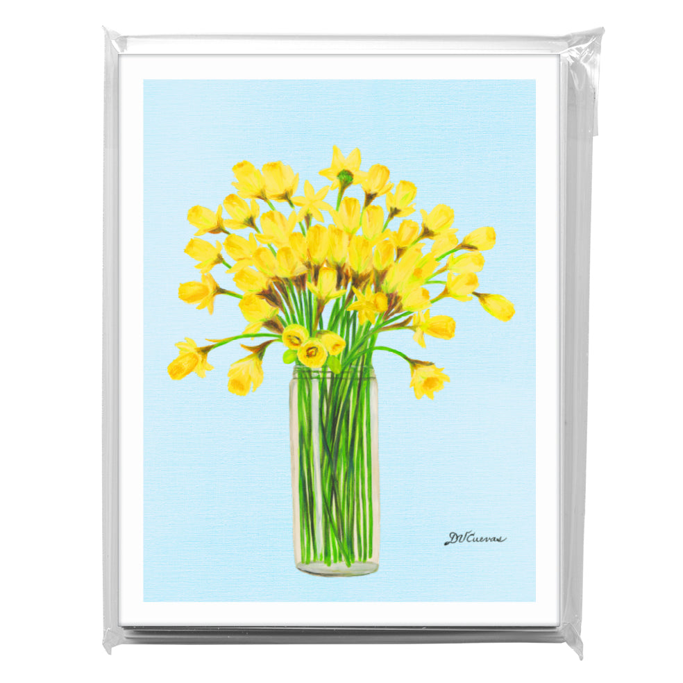 Daffodil Trumpets, Greeting Card (8341D)