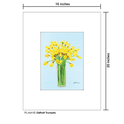 Daffodil Trumpets, Print (#8341D)