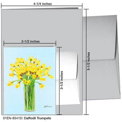 Daffodil Trumpets, Greeting Card (8341D)