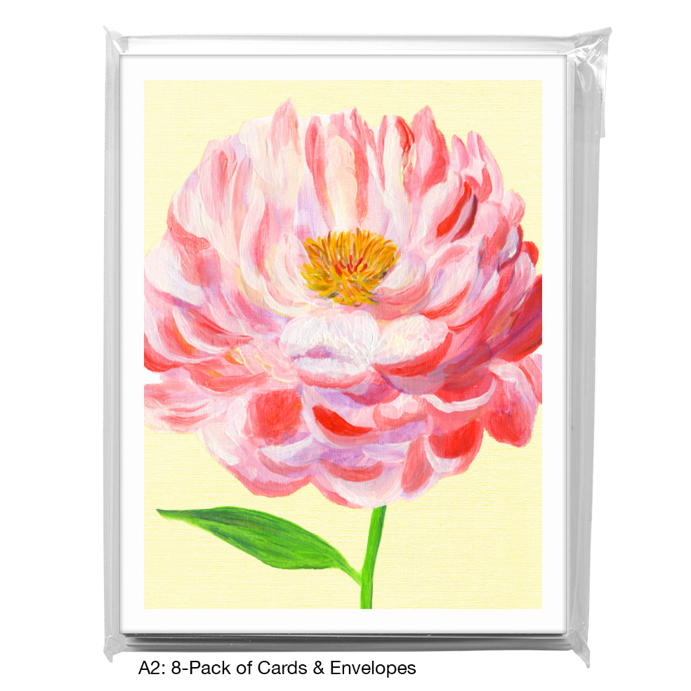 Garden Peony, Greeting Card (8342B)