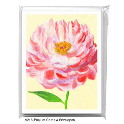 Garden Peony, Greeting Card (8342B)