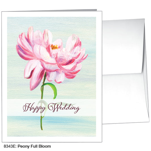 Peony Full Bloom, Greeting Card (8343E)