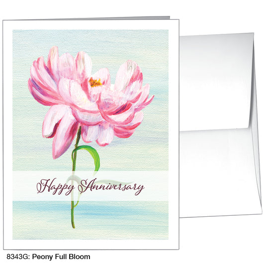 Peony Full Bloom, Greeting Card (8343G)