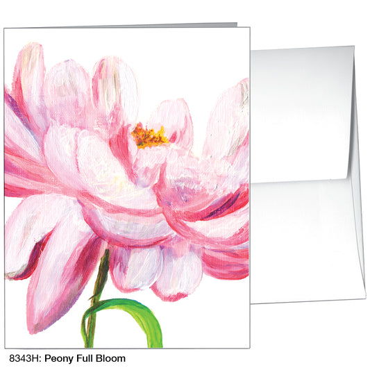 Peony Full Bloom, Greeting Card (8343H)