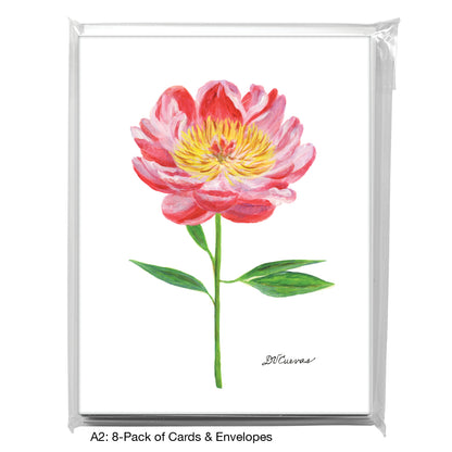 Peony Claudia, Greeting Card (8345)