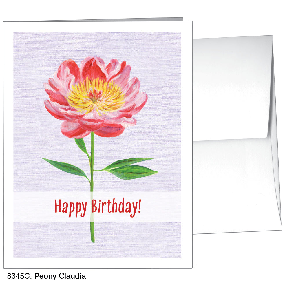 Peony Claudia, Greeting Card (8345C)