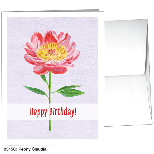 Peony Claudia, Greeting Card (8345C)