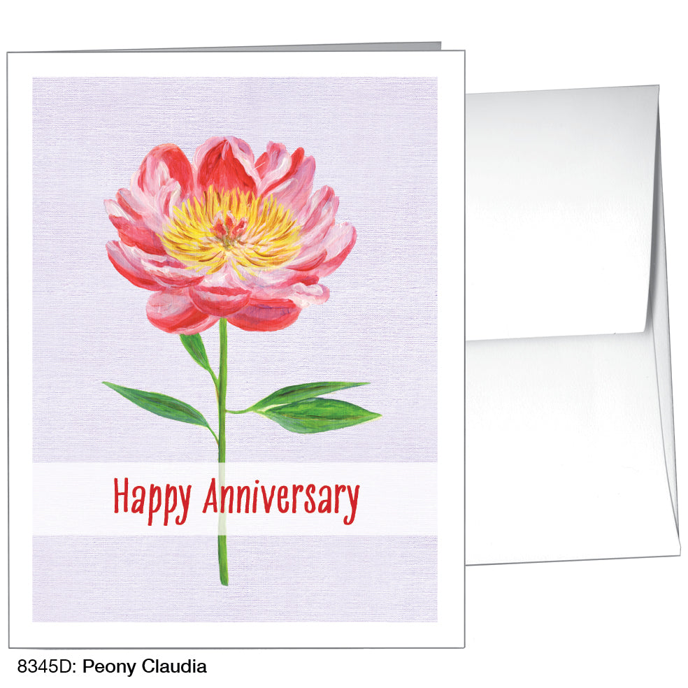 Peony Claudia, Greeting Card (8345D)