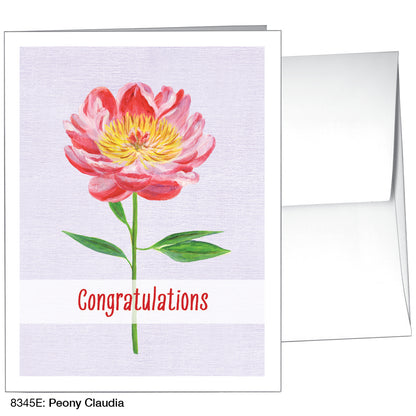 Peony Claudia, Greeting Card (8345E)