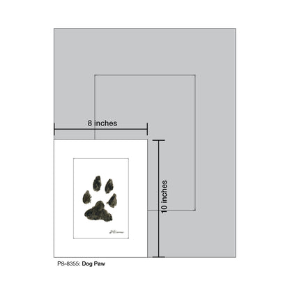 Dog Paw, Print (#8355)