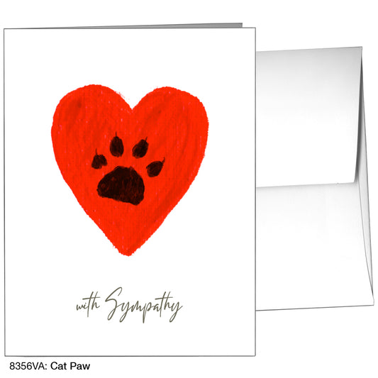 Cat Paw, Greeting Card (8356VA)